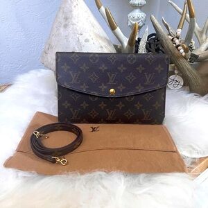 SOLD Louis Vuitton Rabat Shoulder to crossbody to clutch 3 way handbag